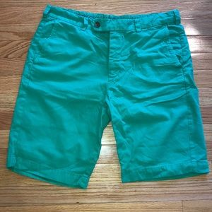 Men’s Brooks Brothers green shorts 34 waist